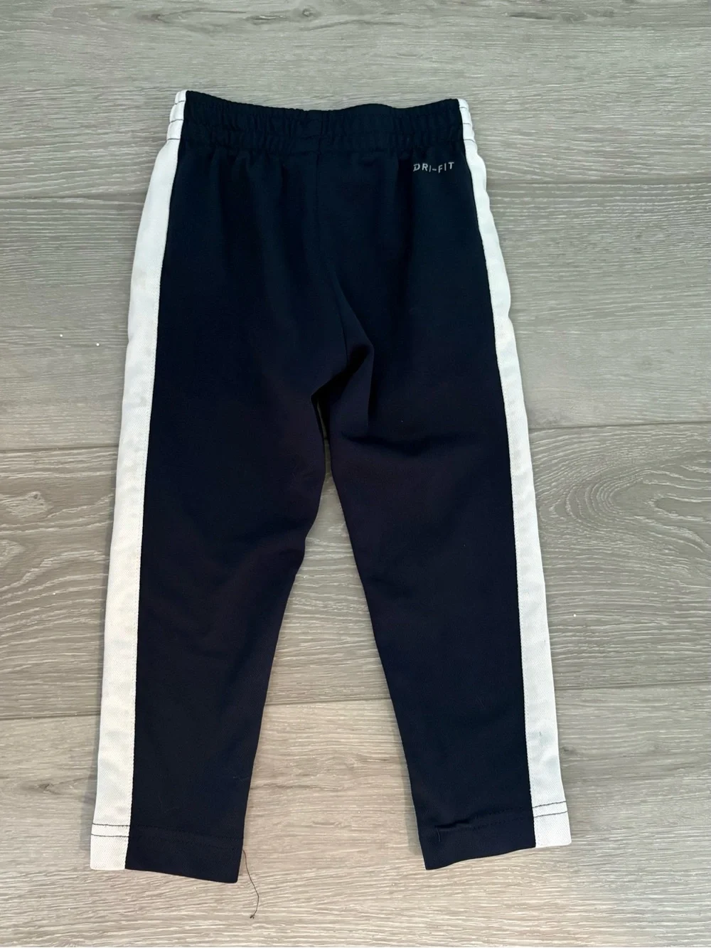 Nike Kids Black Track Pants with White Side Panels. Boys size 3T